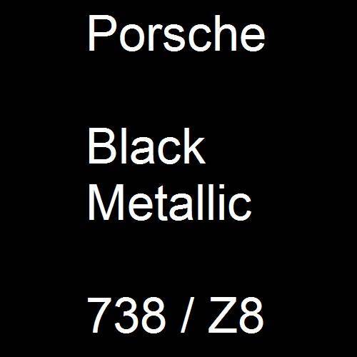 Porsche, Black Metallic, 738 / Z8.
